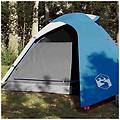 - tenda da campeggio a cupola per 3 persone blu impermeabile