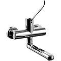 miscelatore a parete per lavello con leva clinica serie red red302cr cromato ottone