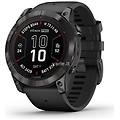 - fenix 7x pro smartwatch sapphire solar edition carbon grey dlc titanium mit schwarzem armband