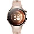 watch 5 (42 mm) cassa in acciaio inox 904l e cinturino beige. compatibile con ios e android e