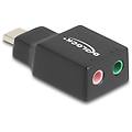 adattatore audio usb-c 67128 2x3 5 mm microfono auricolare plug&play