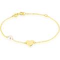 bracciale mon petit oro giallo perla d'acqua dolce collezione mon petit oro giallo