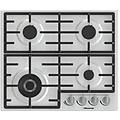 gm663xb piano cottura acciaio inox da incasso 60 cm gas 4 fornello(i)