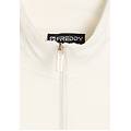 felpa comfort in jersey con zip e collo alto sugar swizzle donna small