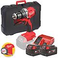 m18 blpdrc-402c trapano avvitatore a percussione a batteria 18v 2 x 4ah