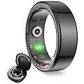 anello smart saturn con activity tracker ip68 nero l