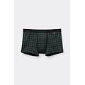 boxer cotone superior stampa check blu/verde uomo verde taglia 6