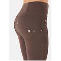 pantaloni push up wr. up vita alta tessuto navetta ecologico demitasse donna extra large