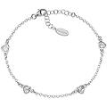 bracciale con charms fissi donna argento 925 gioiello san valentino 2024 brcusebbz