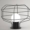 miloox lampada da tavolo wire e27