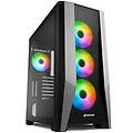 case tg7m rgb atx vetro temperato 7 slot espansione 3x120mm fan front 1x120mm rear tg7m rgb