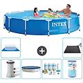 - piscina fuori terra in giro 366x76 cm blu include accessori coordinati a1763