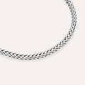 bracciale catena gentleman argento rodiato collezione gentleman bianco