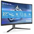 evnia 27m2c5200w monitor da gioco curvo fhd da 27 pollici 280 hz hdr10 1 ms gtg freesync prem.
