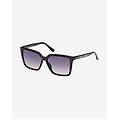 occhiali gu00099 nero lucido lenti fumè donna