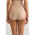 culotte vita alta modellante in microfibra senza cuciture donna naturale taglia 5