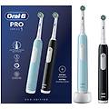 oral-b spazzolino elettrico 2pz pro series 1 blu/ nero