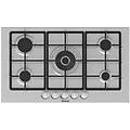 gm773xf piano cottura acciaio inox da incasso 71 cm gas 5 fornello(i)