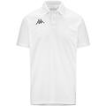 kappa. polo da uomo in cotone bianco da golf tshirt ritiro gratis
