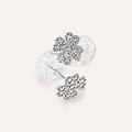 orecchini lobo claire oro bianco cubic zirconia collezione claire oro bianco