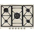sr775po piano cottura crema da incasso gas 5 fornello(i)