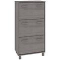 - scarpiera hamar grigio chiaro 59 5x35x117 cm in legno di pino