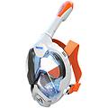 Seac Sub Maschera Subacquea Fun Total Face Xs S Bianco Arancione
