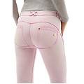jeans push up wr. up tintura ice wash con vita regular fuchsia pink donna small