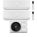 climatizzatore dual split climate 3000i 12+12 con 5000m 62/3 e inverter r 32 wi-fi optional classe