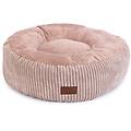letto a costine per gatti ca. ø 50 x h 17 cm rosa