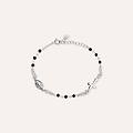 bracciale rosario silver collection argento rodiato cristallo collezione silver collection bianco