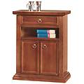 milanihome. it mobile portatelefono in legno massello 64x32x80di coloretinta n tinta noce 64 x 80 x
