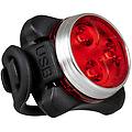 luce posteriore per bici va0117 rossa. ricaricabile usb
