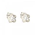 orecchini donna in oro bianco fiore 803321727168