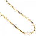 collana uomo in oro giallo e bianco 803321714651