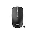 - mouse premium office silent wireless-nero