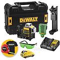 dce089d1g-qw tracciatore laser 3 linee 360° xr 12v raggio verde livella