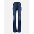 jeans con logo gioiello