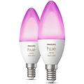 hue white and color ambiance 2 lampadine smart e14 35671900