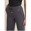 pantaloni donna wide leg con dettagli micro-trecce forged iron donna extra small