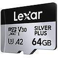 LEXAR lexar. scheda micro sd professional silver plus 64 gb schede di memoria ritiro gratis