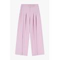 pantaloni ampi con vita alta