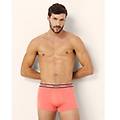 boxer in cotone elasticizzato new fashion color / corallo / 5 corallo