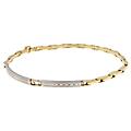 bracciale uomo oro giallo bianco gl101227
