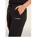 pantaloni slim fit con spacchi laterali nero donna extra small
