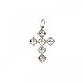 croce da donna in oro bianco 803321703010