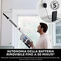 scopa cordless stick vacuum powerpro pet-bianco / grigio
