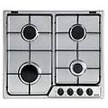 piano cottura yaf46asv a gas 4 fuochi colore inox