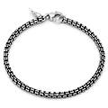 bracciale uomo maglia quadra piccola 11866