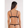 reggiseno a triangolo la vie en rose donna nero taglia 3b